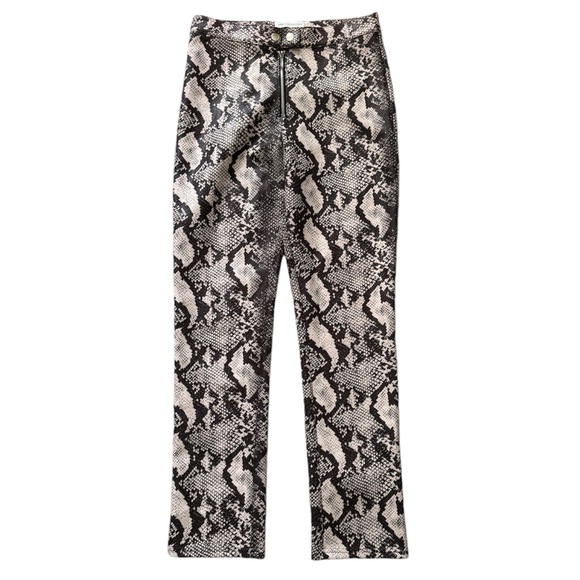 Urban Outfitters Pants - Urban Outfitters UO Maia Soft Faux Leather Snakeskin Pants, Size 2